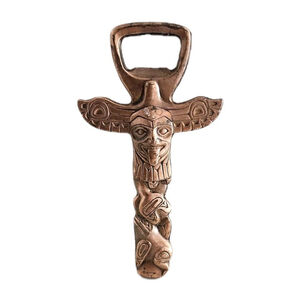 Vintage Boma Totem Pole Bottle Opener Souvenir Made in Canada Statement Piece